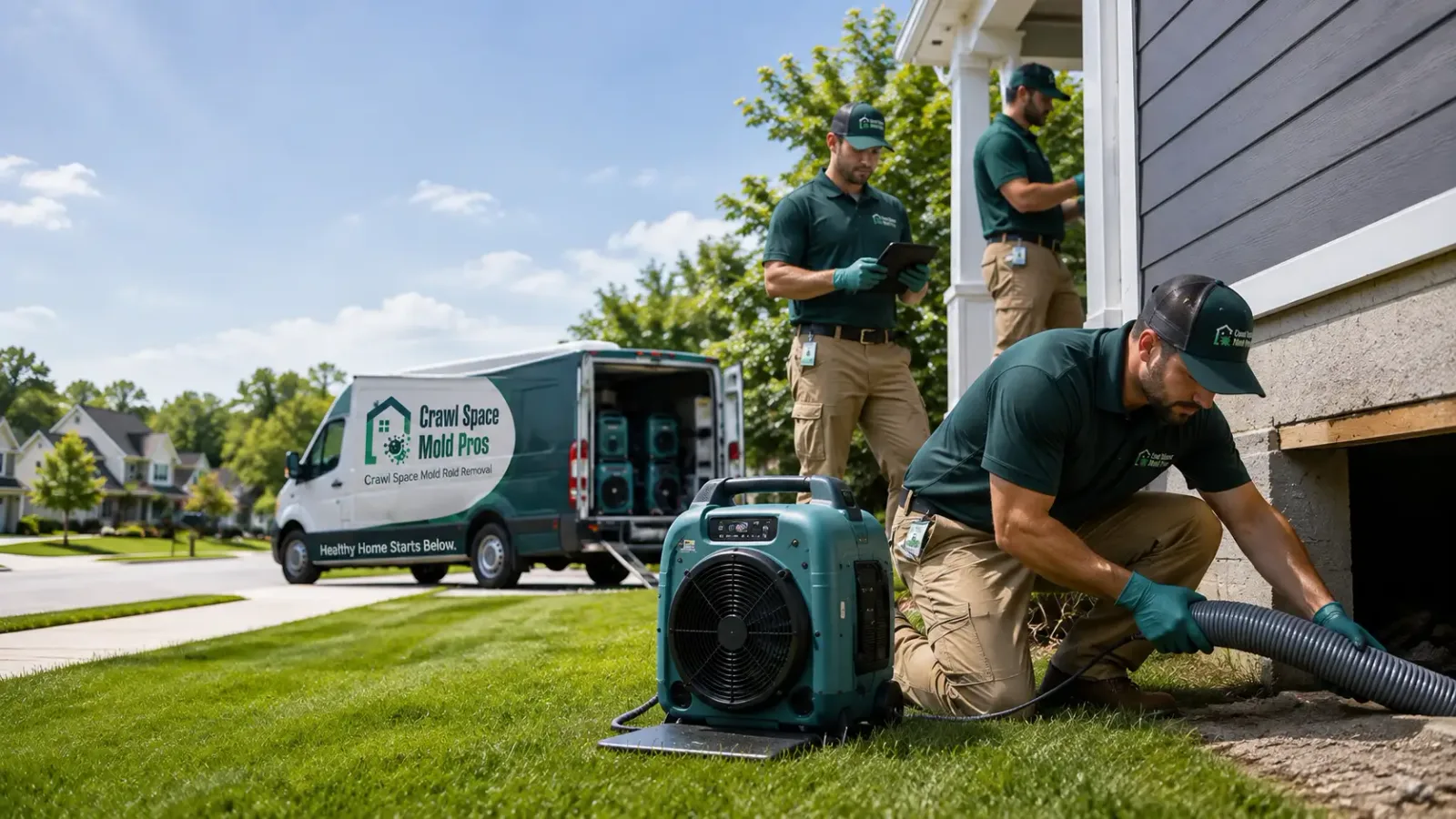 Crawl Space Mold Removal in Damascus, OH